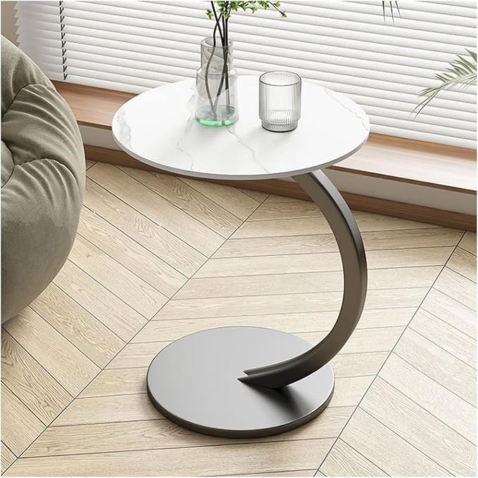 طاولة جانبية على شكل حرف C 