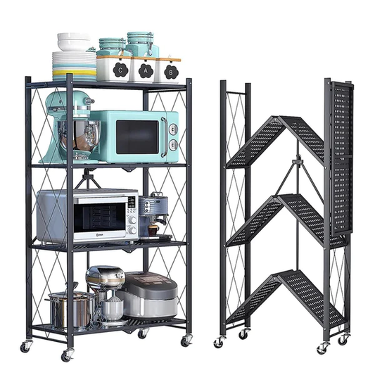 4 layer folding rack