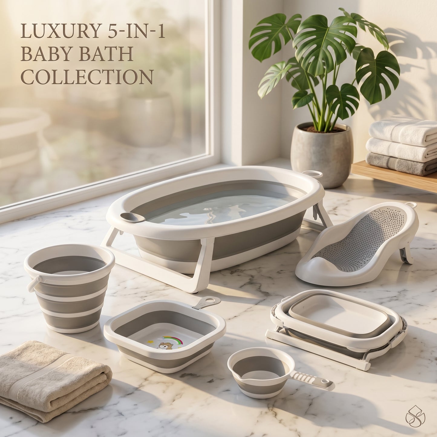 5 in 1 Baby Bath Collection