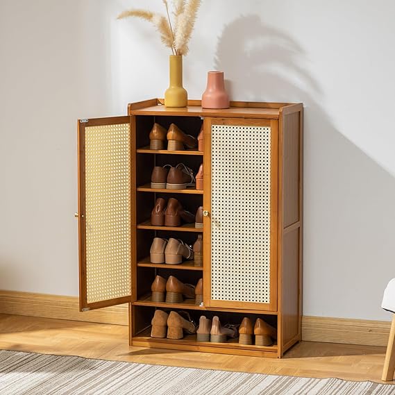 Modern wooden shoe rack cabinet