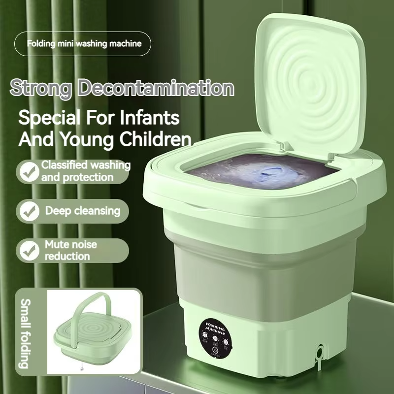 Foldable mini washing machine