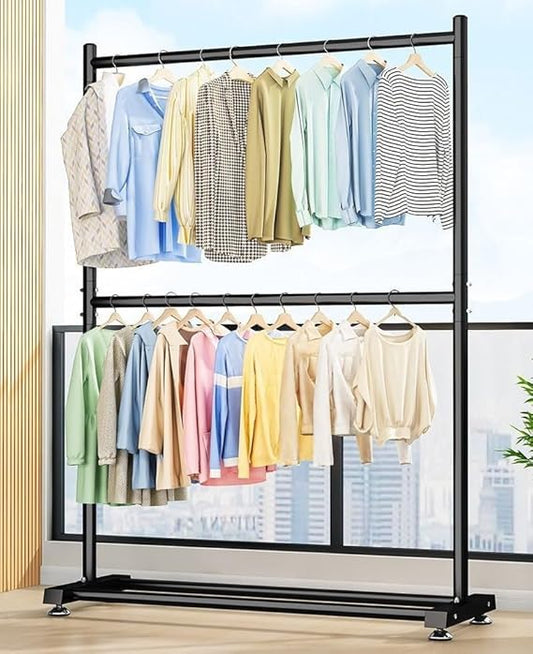 Two-Tier Clothes Hanging Rack