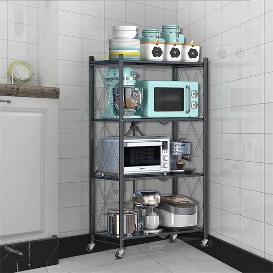 4 layer folding rack