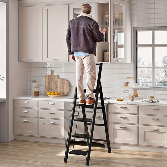5-Tier Metallic Ladder