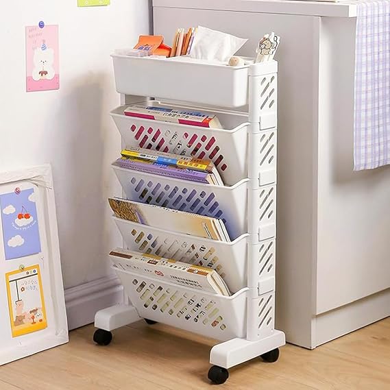 رف كتب من 5 طبقات 