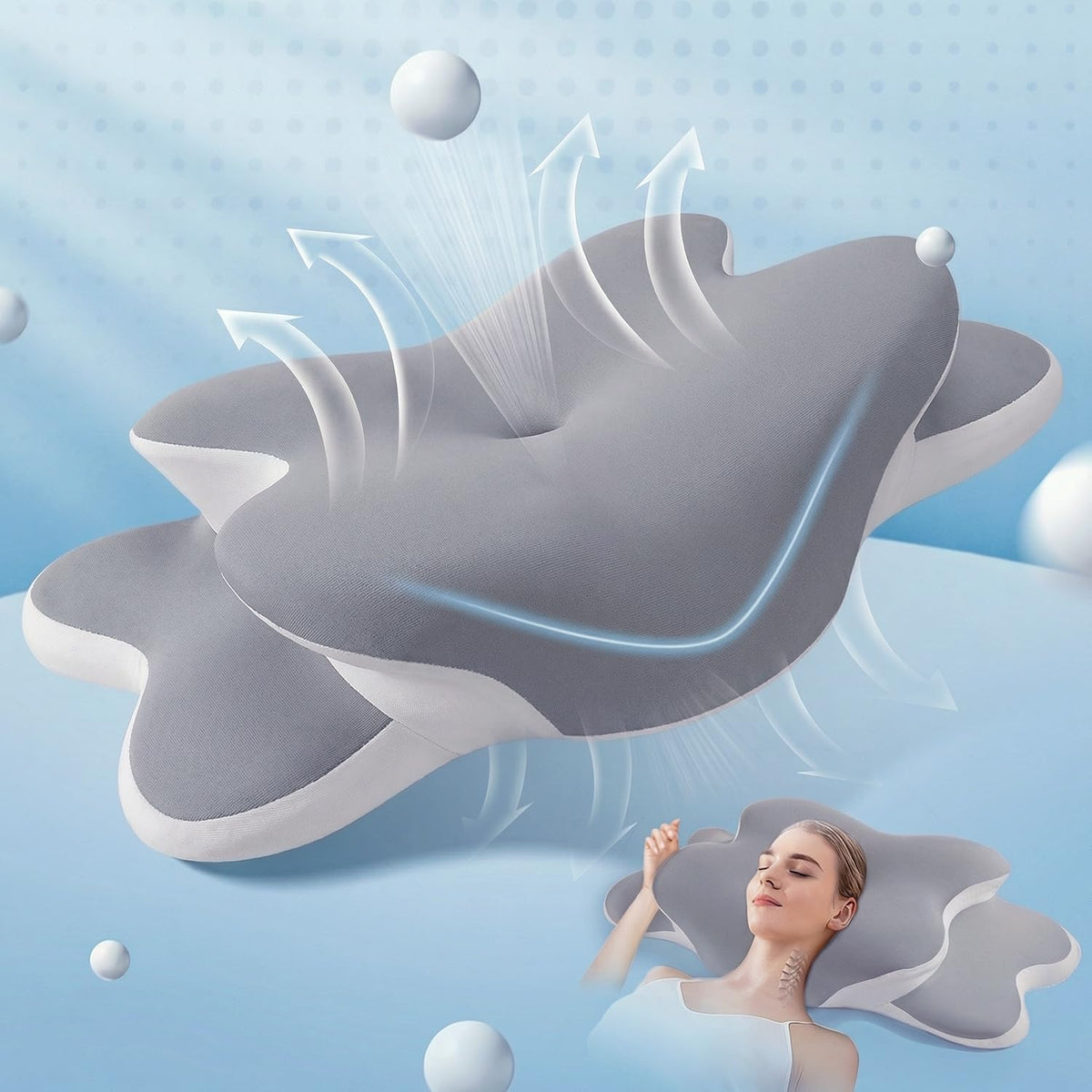 CloudFlex Ergonomic Pillow
