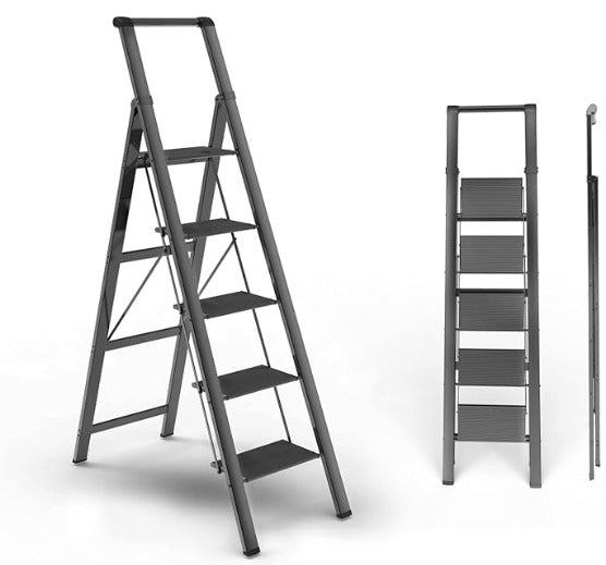 5-Tier Metallic Ladder